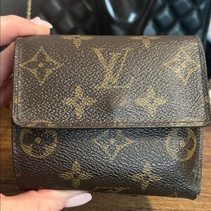 Louis Vuitton Monogram Compact Wallet - Brown & Gold